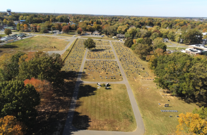 Aerial Photo of Hillcrest Cemetery