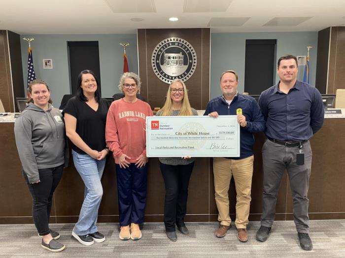 Parks and Recreation Department Receives $539,500 Through TDEC Grant