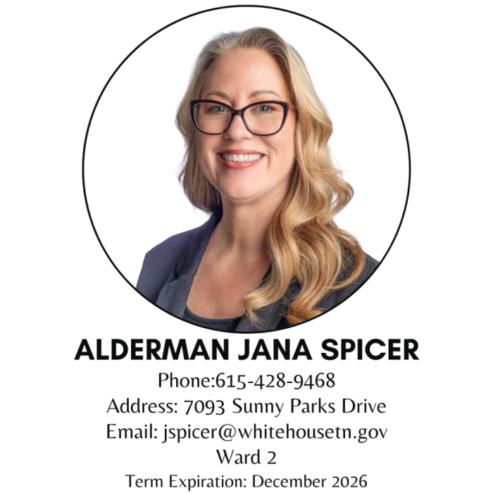 Alderman Spicer 2025